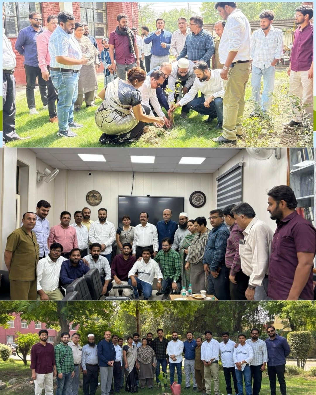 Plantation Drive Organized at JNMCH, AMU on the Occasion of Earth Day